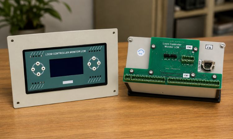 Loom Controller Monitor LCM front panel and card
