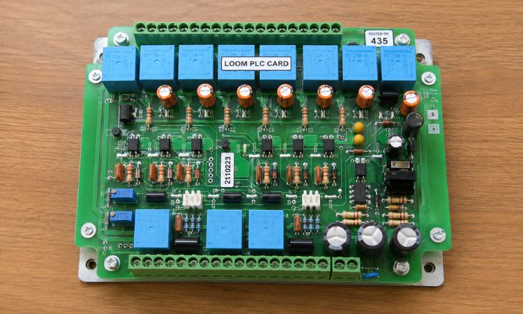 Loom PLC card for mechanical looms