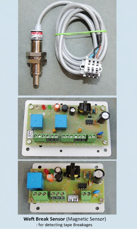 Weft Break Sensor with relay cards